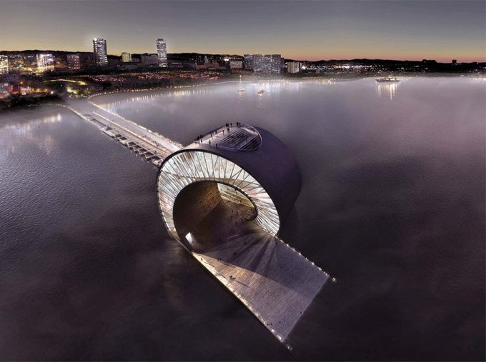 Проект набережной в Санкт-Петербурге (17 фото)