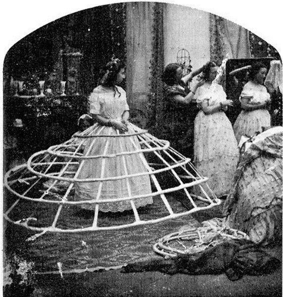 Как одевались в 1860 году (5 фото)