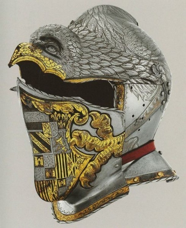 Боевые шлемы эпохи рыцарских турниров (29 фото)