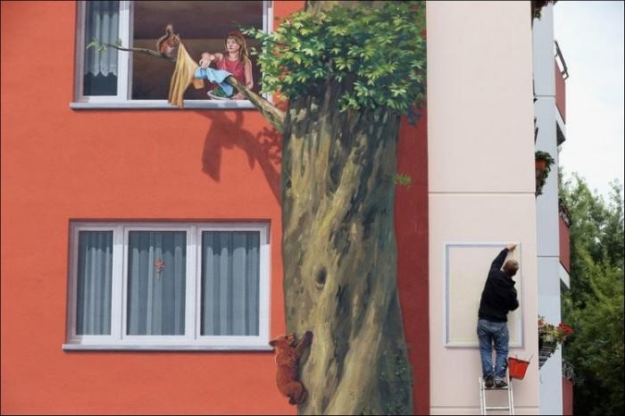 Немецкий дом-раскраска (19 фото)