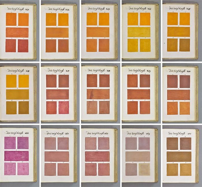 Подробный справочник цветов 1692 года (9 фото)