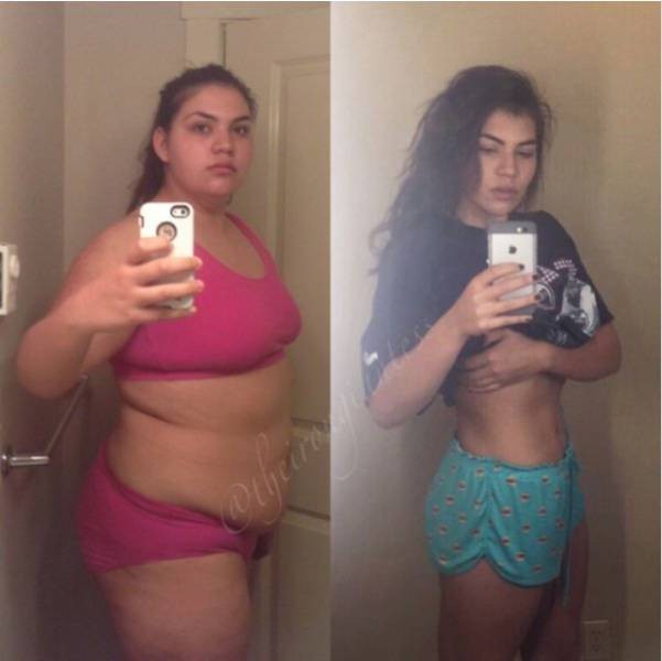 Люди, которым удалось сбросить лишний вес (42 фото)