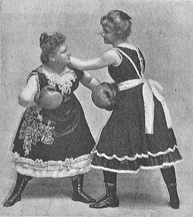 Женский бокс на рубеже XIX и XX столетий (17 фото)