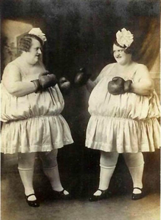 Женский бокс на рубеже XIX и XX столетий (17 фото)