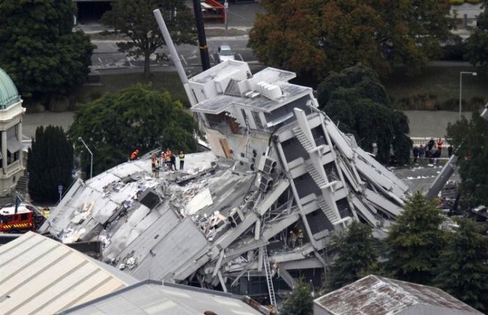 Землетрясение в Новой Зеландии (15 фото)