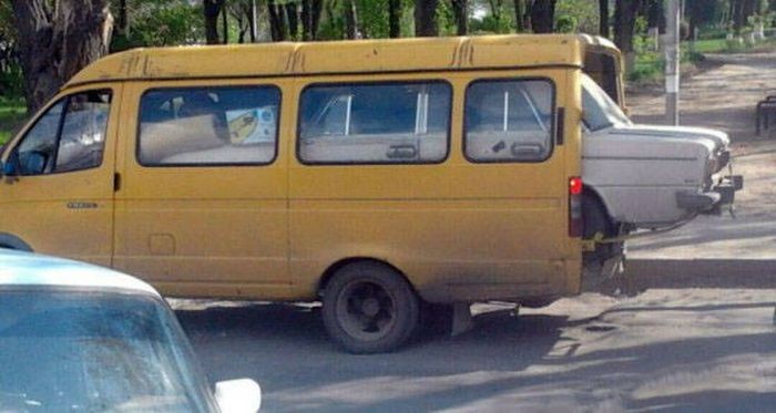 Фото, которые возможно было сделать только в России (35 фото)