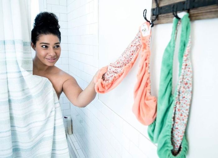 Гамак-полотенце для груди набирает популярность (17 фото)