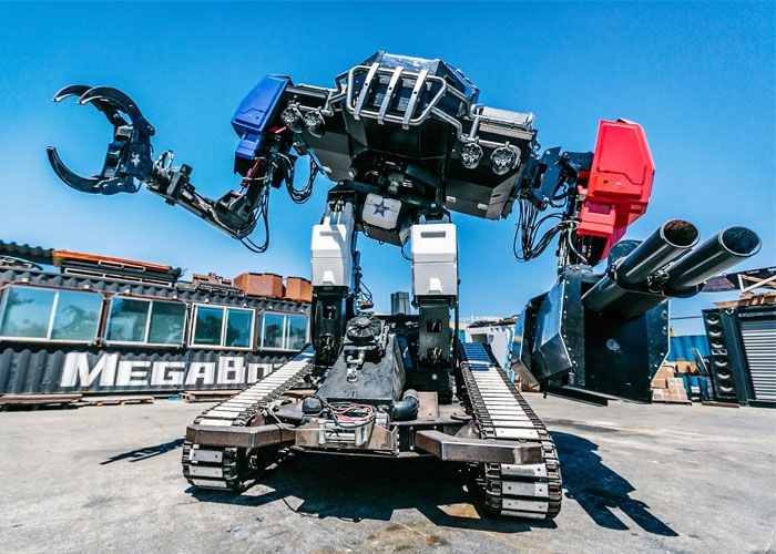 Компания MegaBots представила боевого робота Eagle Prime (9 фото)