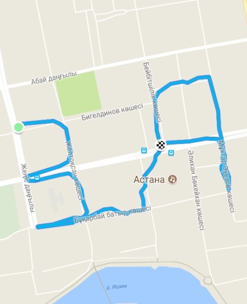 Парень сделал предложение руки и сердца с помощью карты Астаны (4 фото)