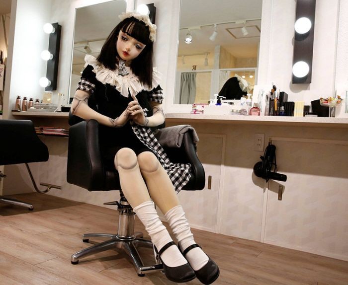 Лулу Хашимото - необычная "живая" кукла Японии (14 фото)