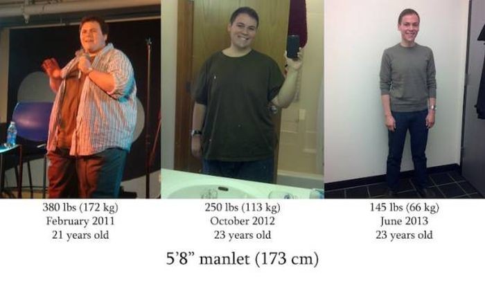 Люди делятся своими успехами в борьбе с лишним весом (16 фото)