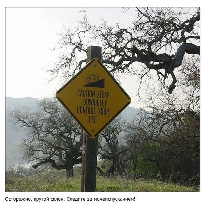 Необычные дорожные знаки и указатели (38 фото)