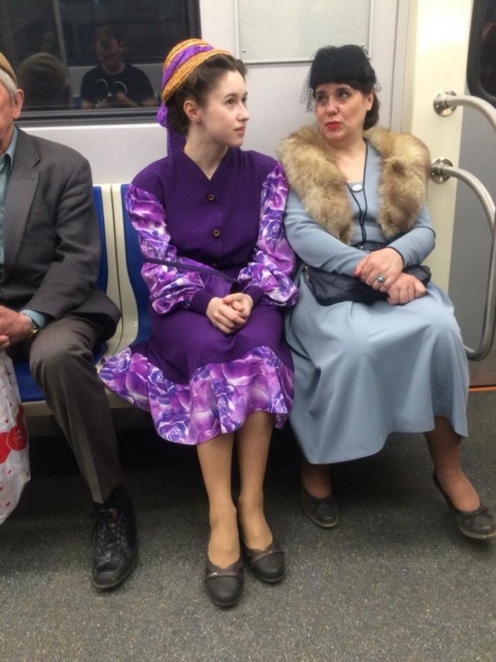 Модники из российского метрополитена (40 фото)