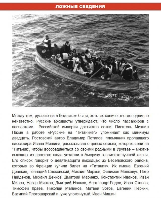 Как сложилась судьба россиян на "Титанике" (10 фото)