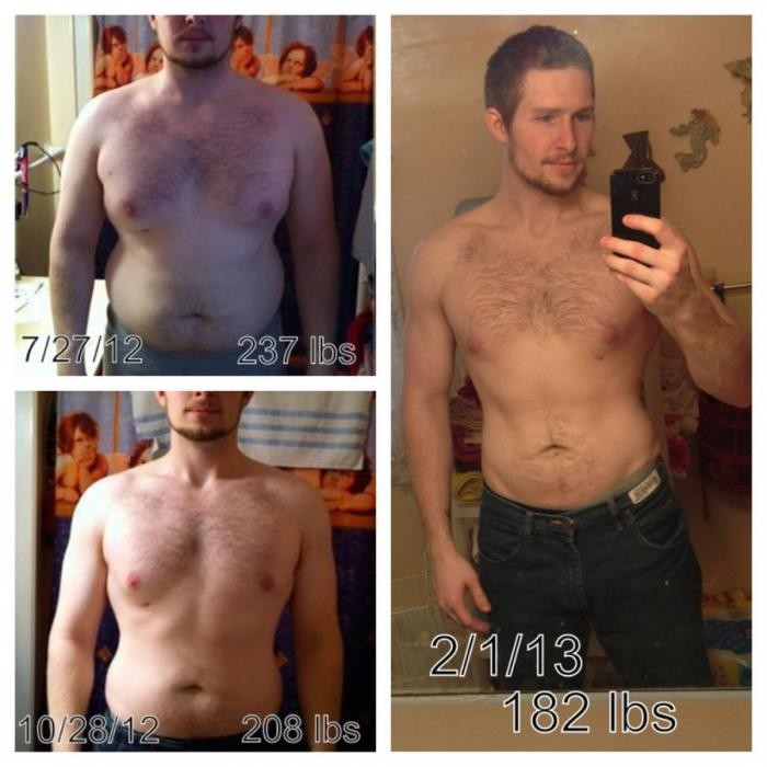 Борьба с лишним весом до и после (12 фото)