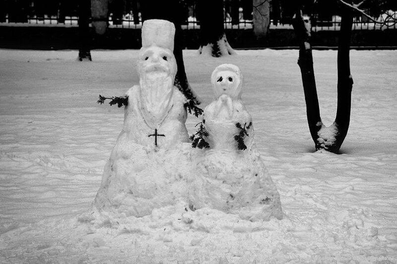 Креативные снеговики (27 фото)