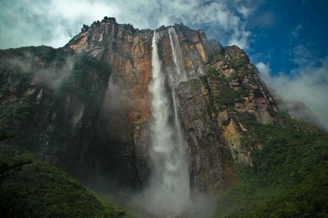 Водопад Анхель в Венесуэле (7 фото)