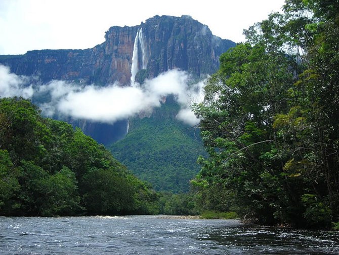 Водопад Анхель в Венесуэле (7 фото)