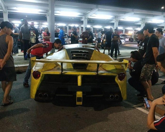 Житель Малайзии попытался сделать своими руками реплику Ferrari LaFerrari (5 фото)