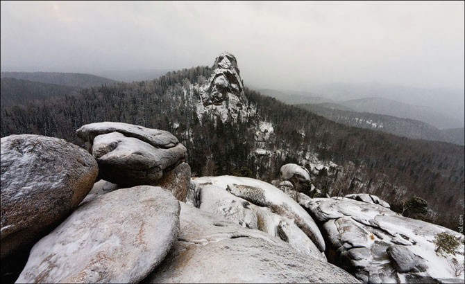 Красноярские столбы зимой (32 фото)
