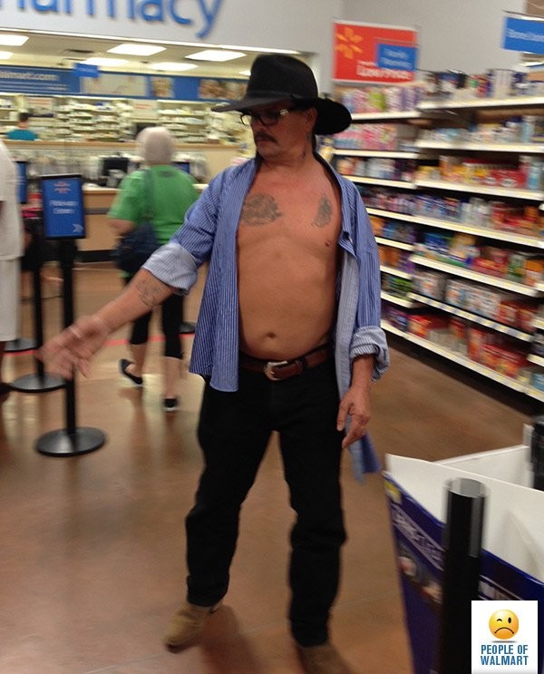 Экстравагантные покупатели Walmart (34 фото)