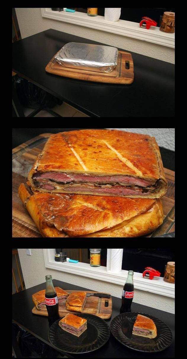 Бутерброд, который быстро утолит голод (5 фото)