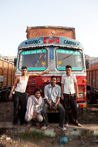 Индийские дальнобойщики (18 фото)