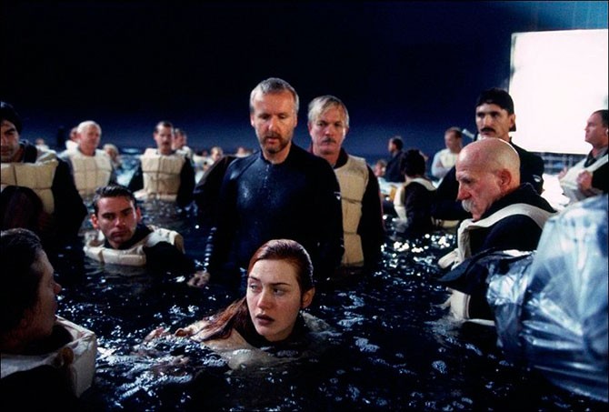Как снимали «Титаник» – редкие фото со съёмок (52 фото)