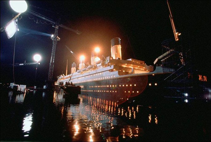 Как снимали «Титаник» – редкие фото со съёмок (52 фото)