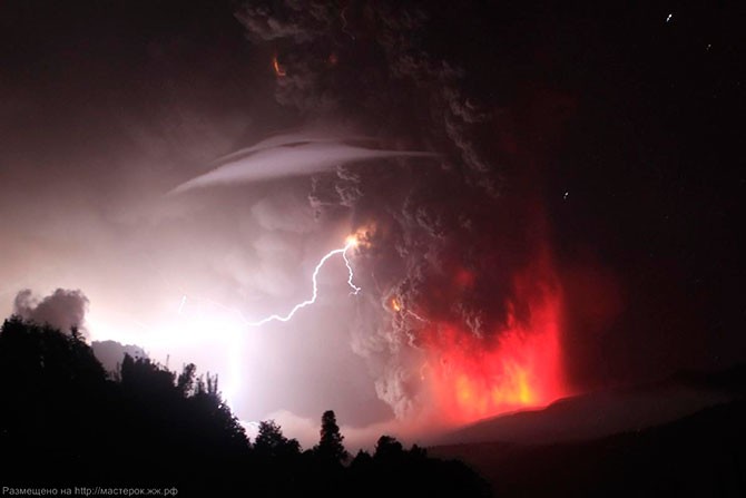 Вулканические молнии (42 фото)