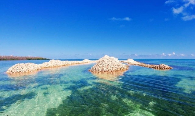 Необычный остров в Карибском море (11 фото)
