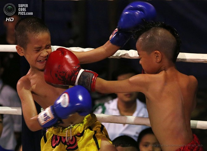 Детский бокс в Таиланде (12 фото)
