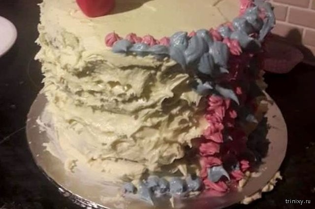Непристойный торт на день рождения дочери (4 фото)