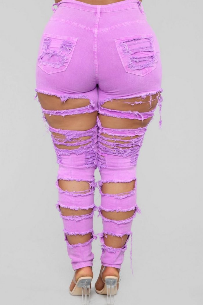 Модная новинка - изодранные джинсы для девушек (14 фото)