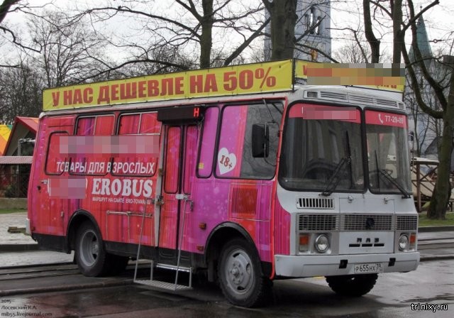 Администрация Калининграда не знает, как бороться с передвижным секс-шопом (5 фото)