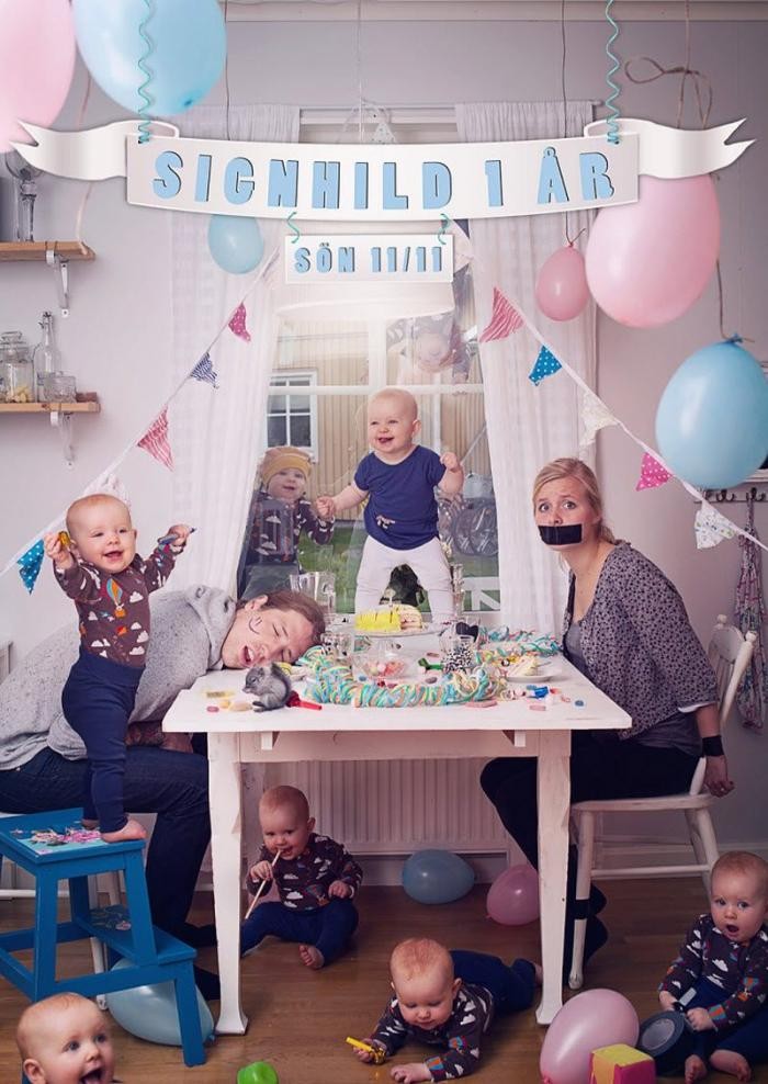 Швед фотографирует свою дочь в самых безумных ситуациях (12 фото)