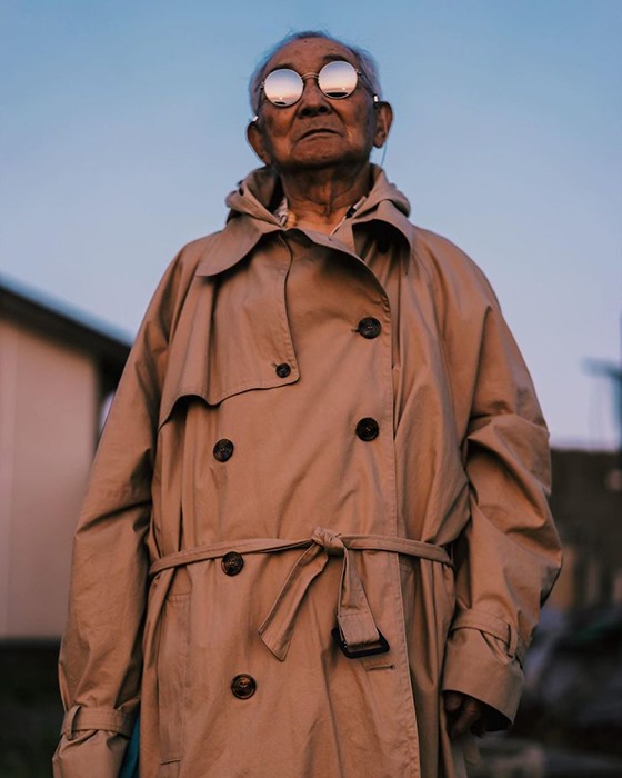 84-летний японский дедушка стал моделью (5 фото)