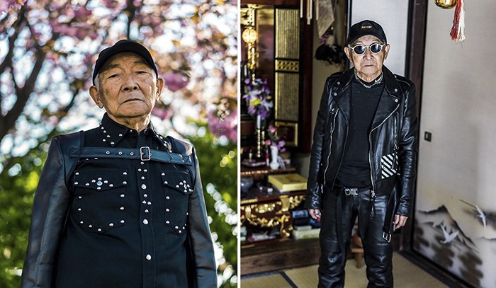 84-летний японский дедушка стал моделью (5 фото)