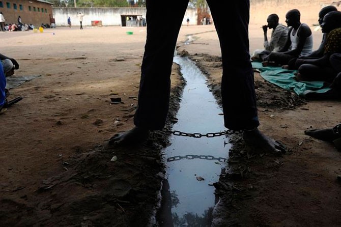 Тюрьма в Южном Судане (21 фото)