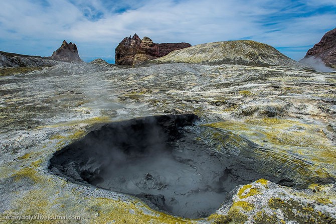 Уайт айленд – частный вулкан посреди океана (41 фото)