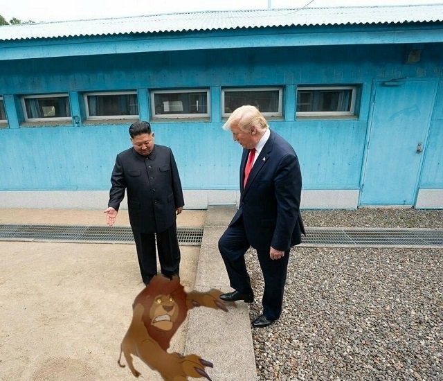 Фотожабы на Дональда Трампа и Ким Чен Ына (19 фото)