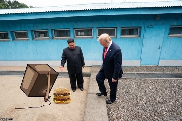 Фотожабы на Дональда Трампа и Ким Чен Ына (19 фото)