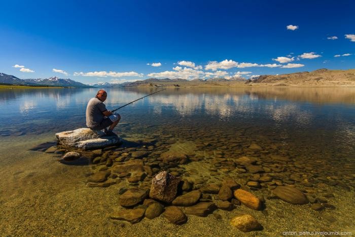 Красивейшее озеро Монголии (16 фото)