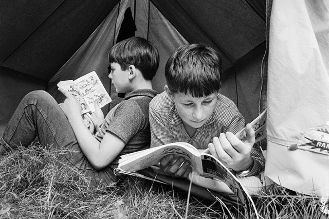 Американские летние лагеря в 50-е годы (16 фото)