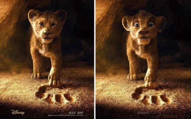 Художник добавил эмоций героям мультфильма "Король лев" (12 фото)