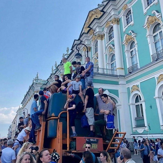 Фотоотчет с военно-морского парада в честь Дня ВМФ (17 фото)