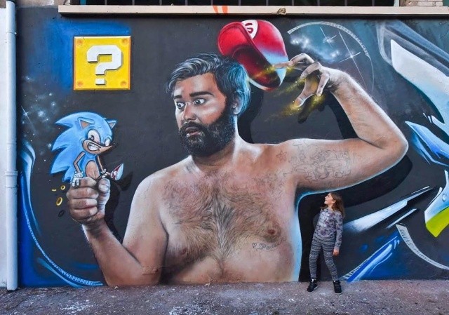 Удивительные граффити от французского мастера (20 фото)