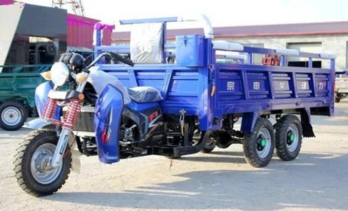 Китайская альтернатива грузовикам - мотоциклы-самосвалы (11 фото)