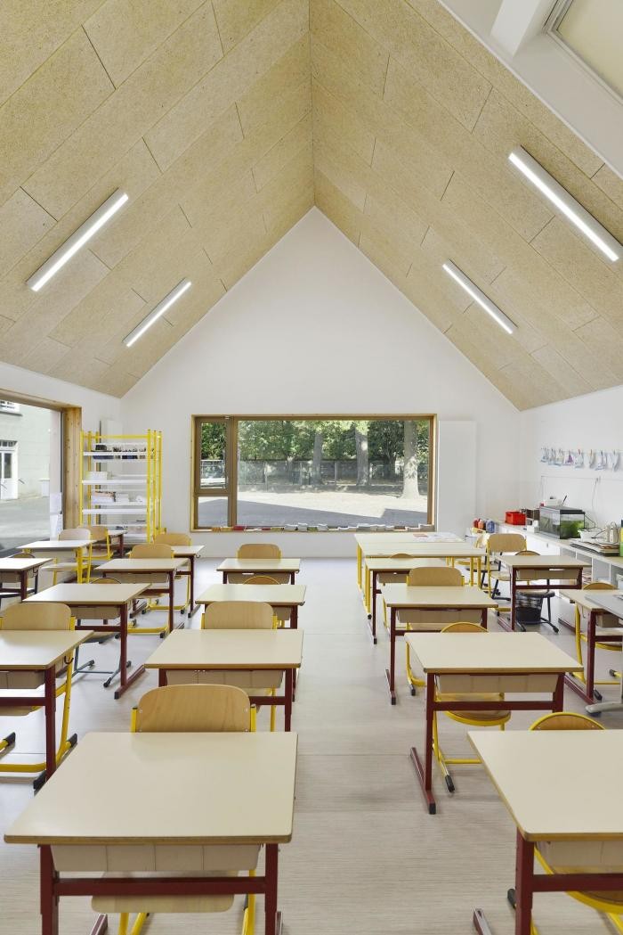 Эко-архитектура школы во Франции (17 фото)