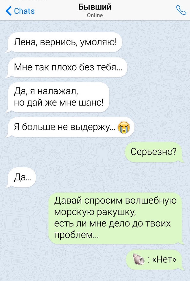 Подборка забавных переписок как девушки отшивают ухажеров (14 скрин)